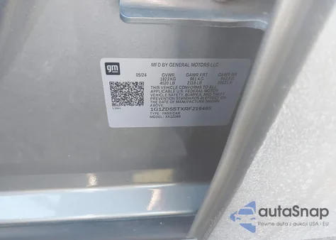 2024 Chevrolet Malibu Fwd 1Lt from USA, damaged, VIN 1G1ZD5STXRF219485